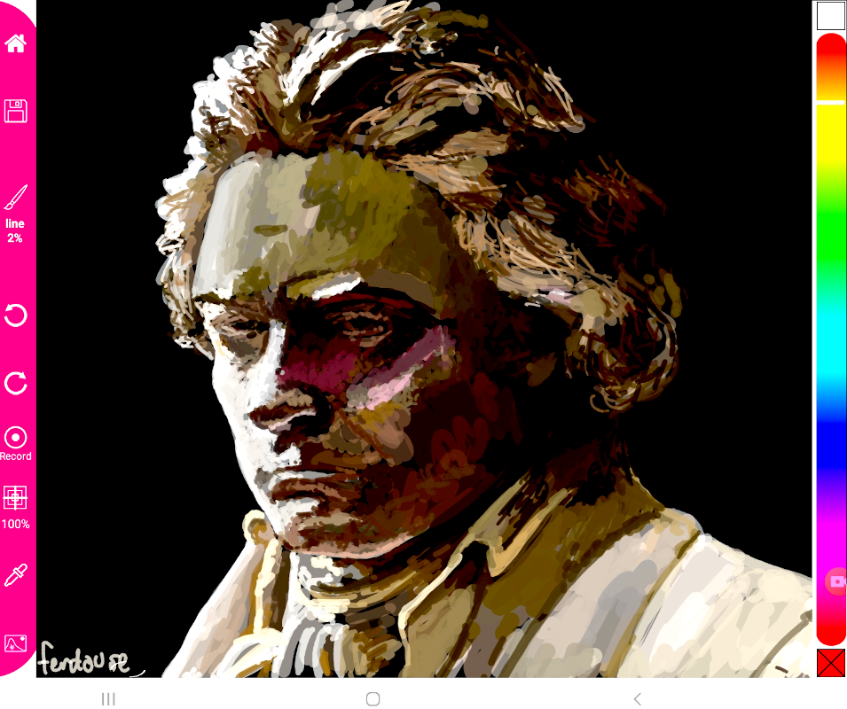 Beethoven - line brush