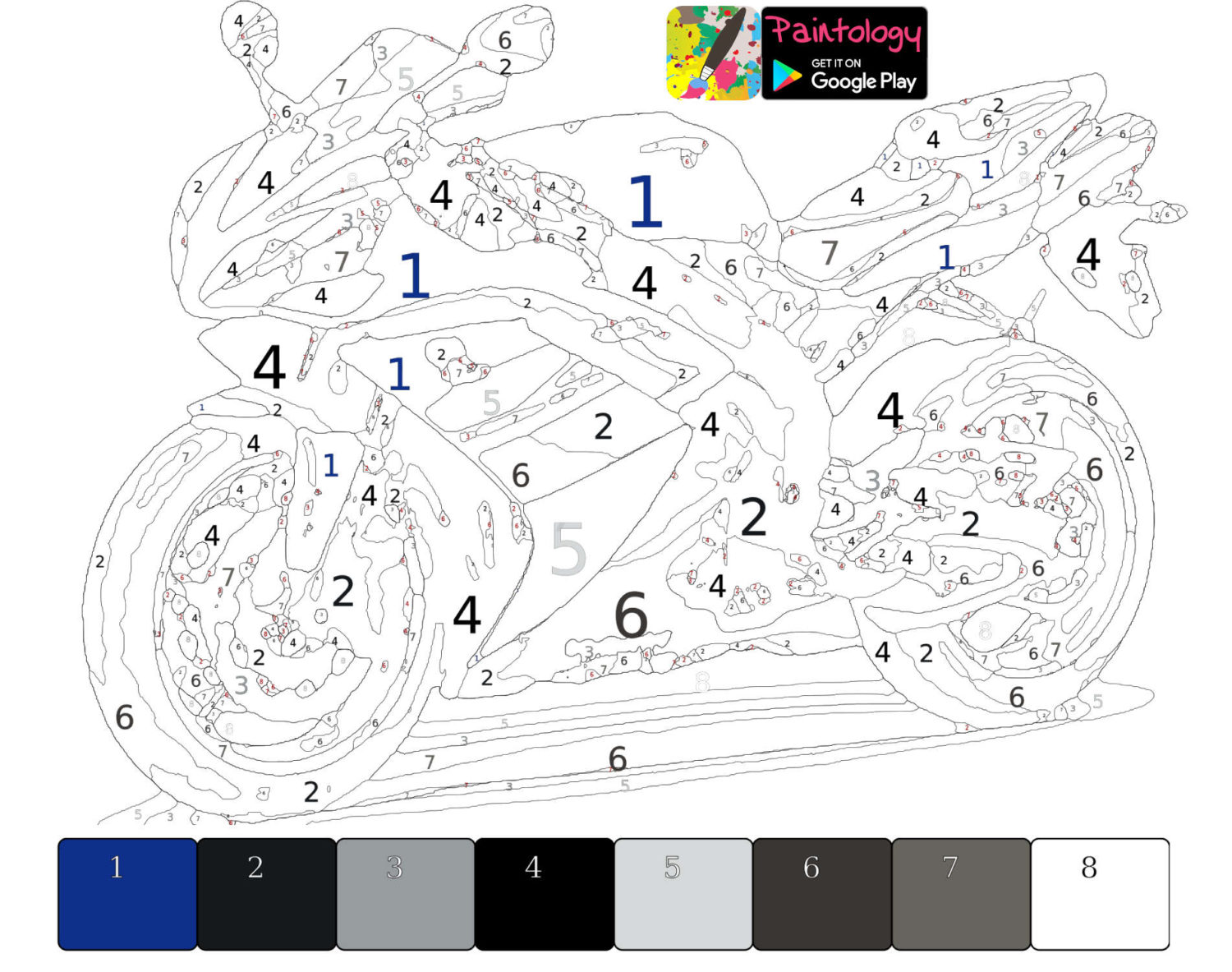 PbyNo - Yamaha bike - template