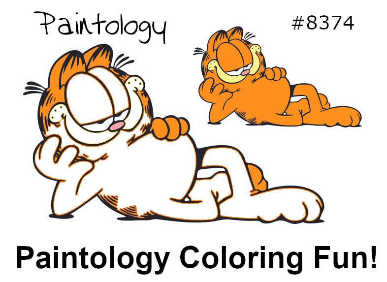 garfield coloring